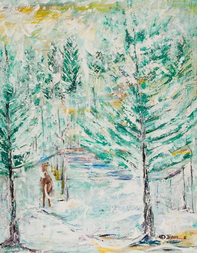 Snowy Woods by Ikahl Beckford